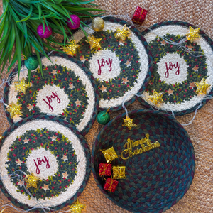 Christmas Wreath - Trivet Set