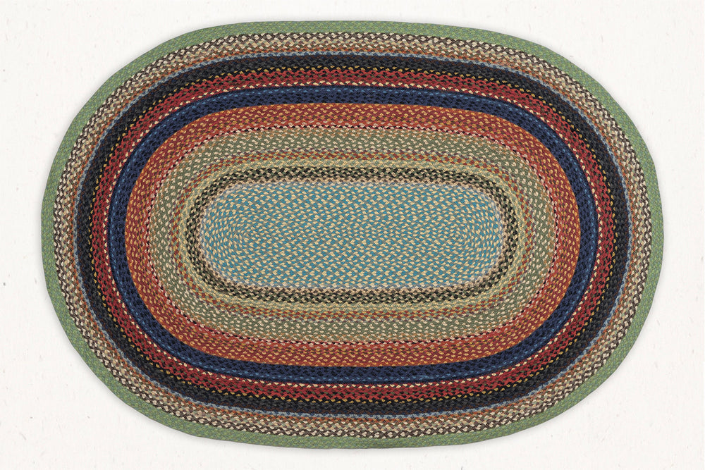 BOC-001 - Multi Braid Area Rug - 4'x6' Feet