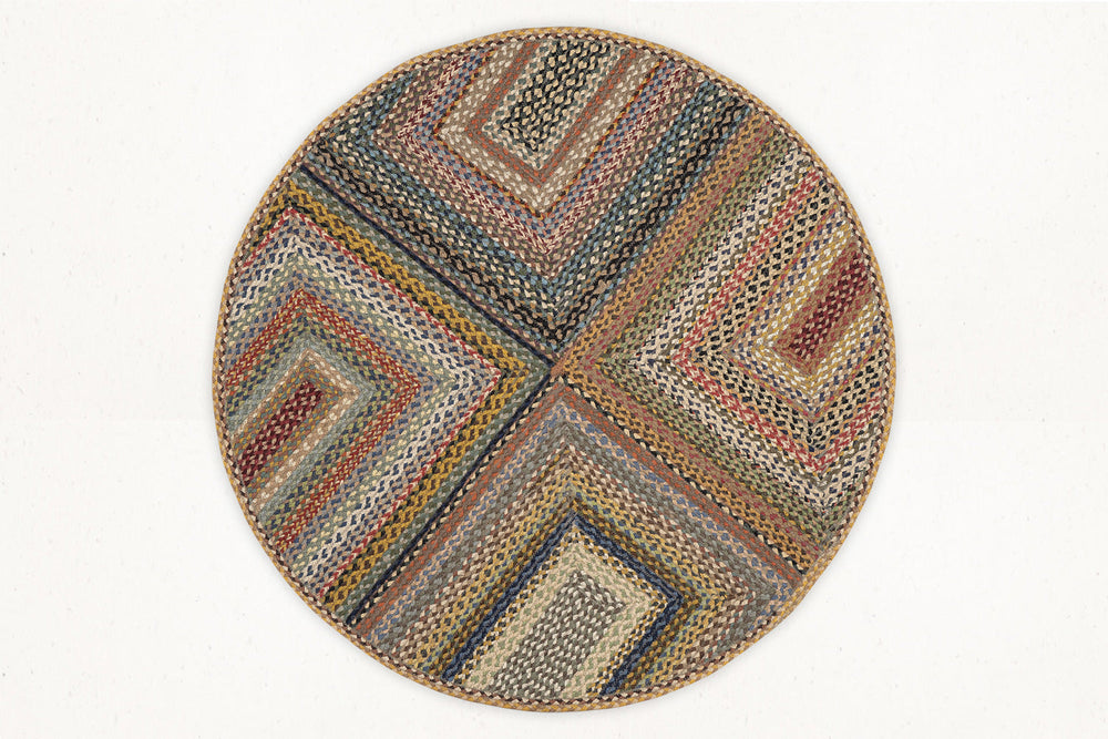 MBQP-002 - Multi Braid Area Rug - 4'x4' Feet