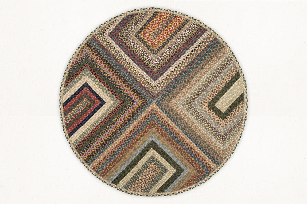 MBQP-003 - Multi Braid Area Rug - 4'x4' Feet