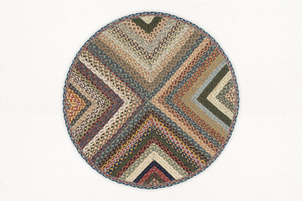 MBQP-006 - Multi Braid Area Rug - 3'x3' Feet