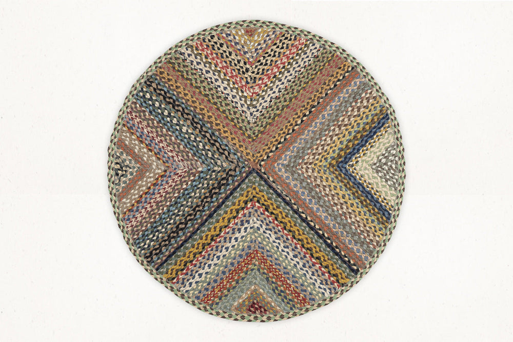 MBQP-007 - Multi Braid Area Rug - 3'x3' Feet