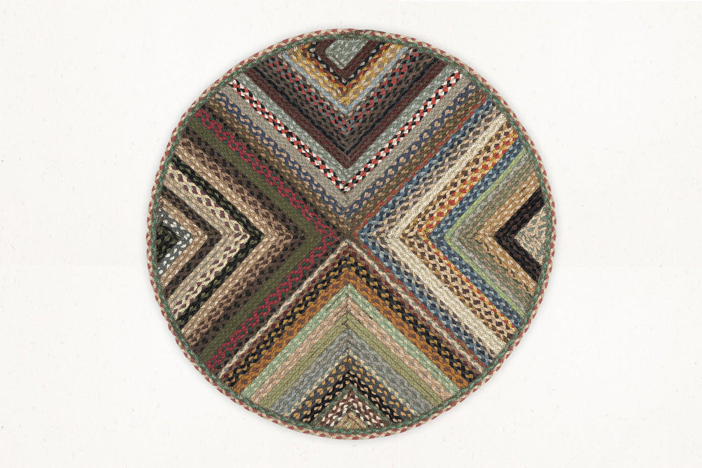 MBQP-008 - Multi Braid Area Rug - 3'x3' Feet