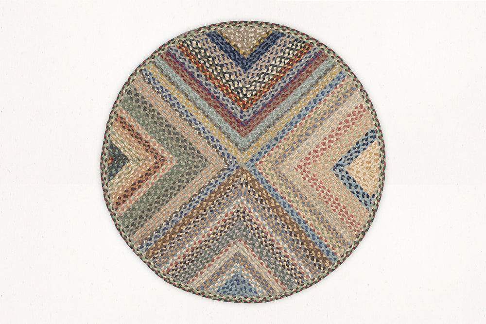 MBQP-009 - Multi Braid Area Rug - 3'x3' Feet