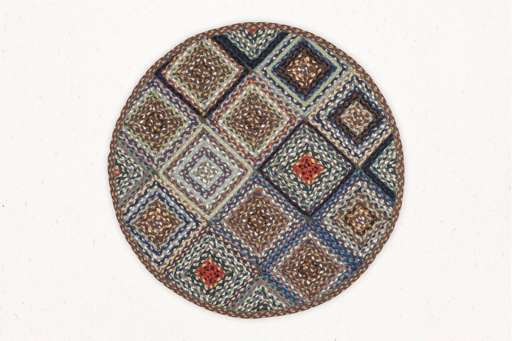 MBQP-011 - Multi Braid Area Rug - 3'x3' Feet