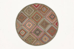 MBQP-012 - Multi Braid Area Rug - 3'x3' Feet