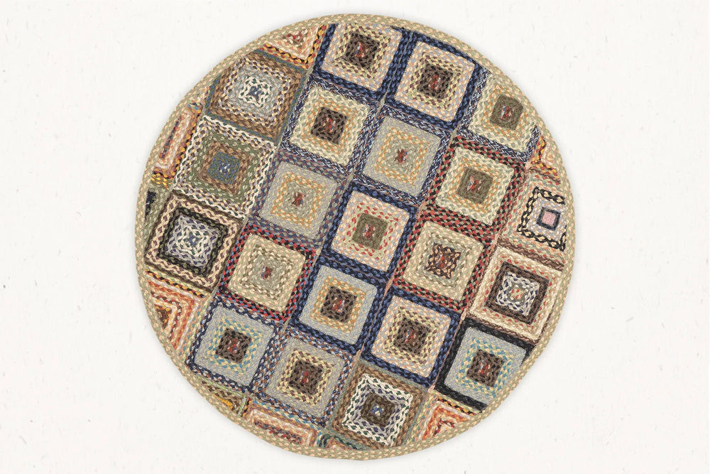 MBQP-012 - Multi Braid Area Rug - 4'x4' Feet
