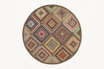 MBQP-015 - Multi Braid Area Rug - 3'x3' Feet