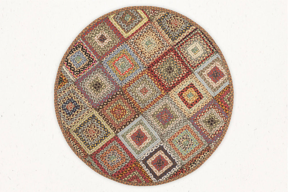MBQP-015 - Multi Braid Area Rug - 4'x4' Feet