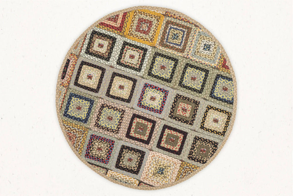 MBQP-017 - Multi Braid Area Rug - 4'x4' Feet