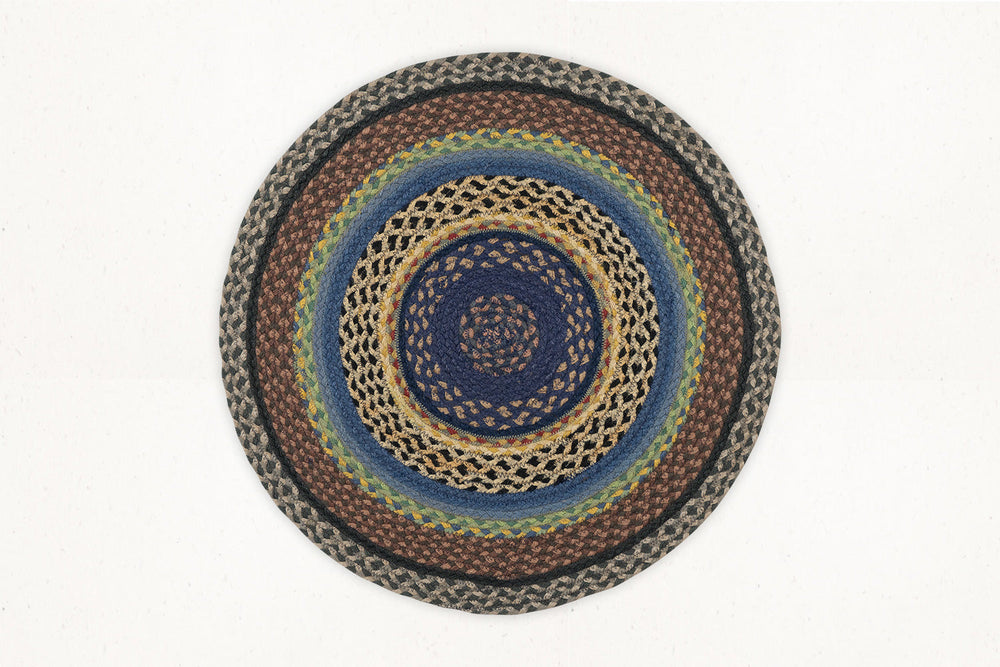 MBR-002 - Multi Braid Round Mat - 27"x27" Inch