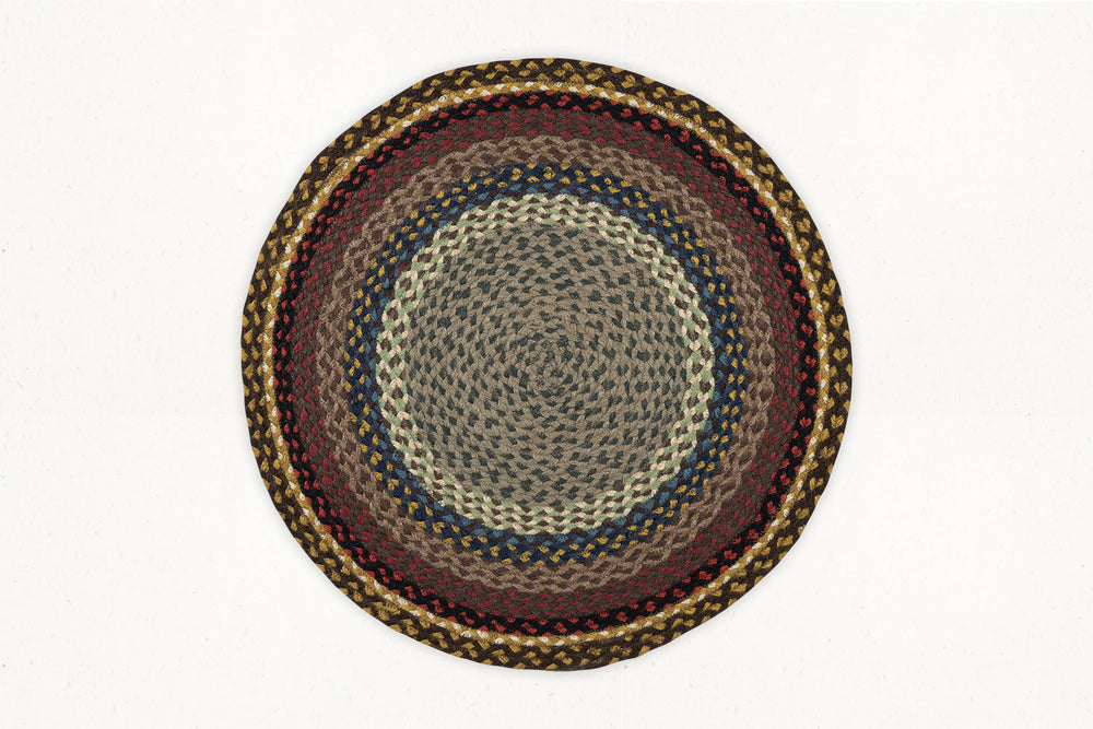 MBR-005 - Multi Braid Round Mat - 27"x27" Inch