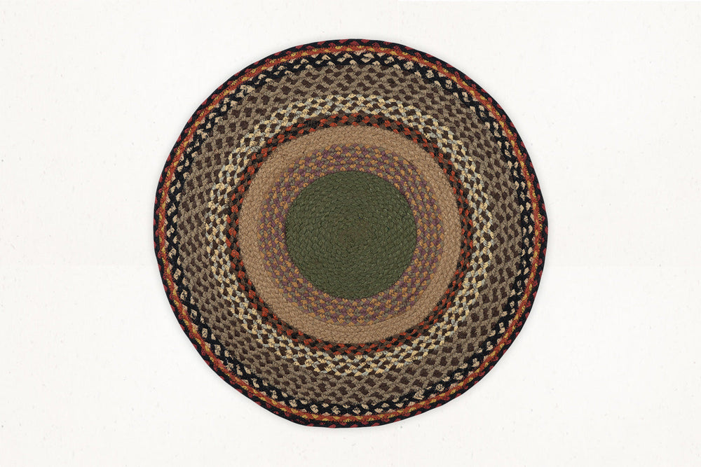 MBR-008 - Multi Braid Round Mat - 27"x27" Inch