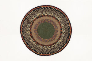 MBR-008 - Multi Braid Round Mat - 27"x27" Inch