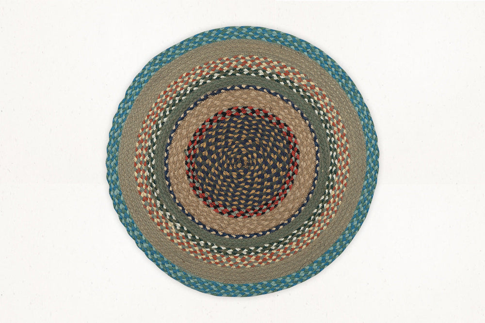 MBR-009 - Multi Braid Round Mat - 27"x27" Inch