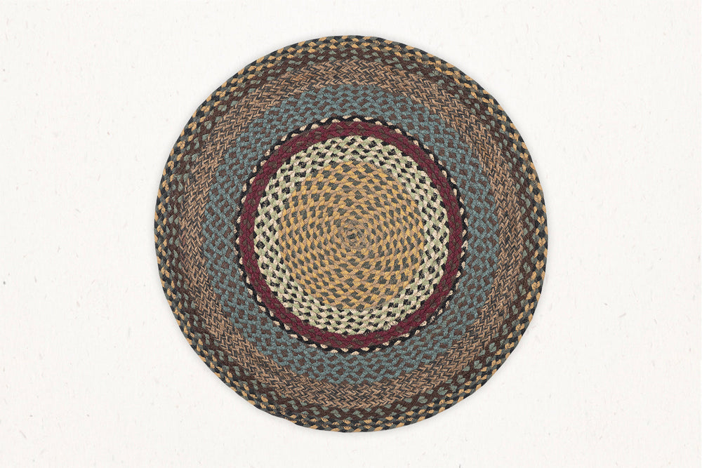 MBR-012 - Multi Braid Round Mat - 27"x27" Inch