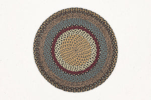 MBR-012 - Multi Braid Round Mat - 27"x27" Inch