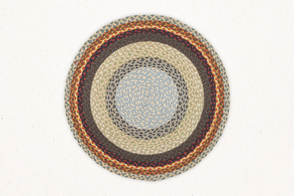 MBR-013 - Multi Braid Round Mat - 27"x27" Inch