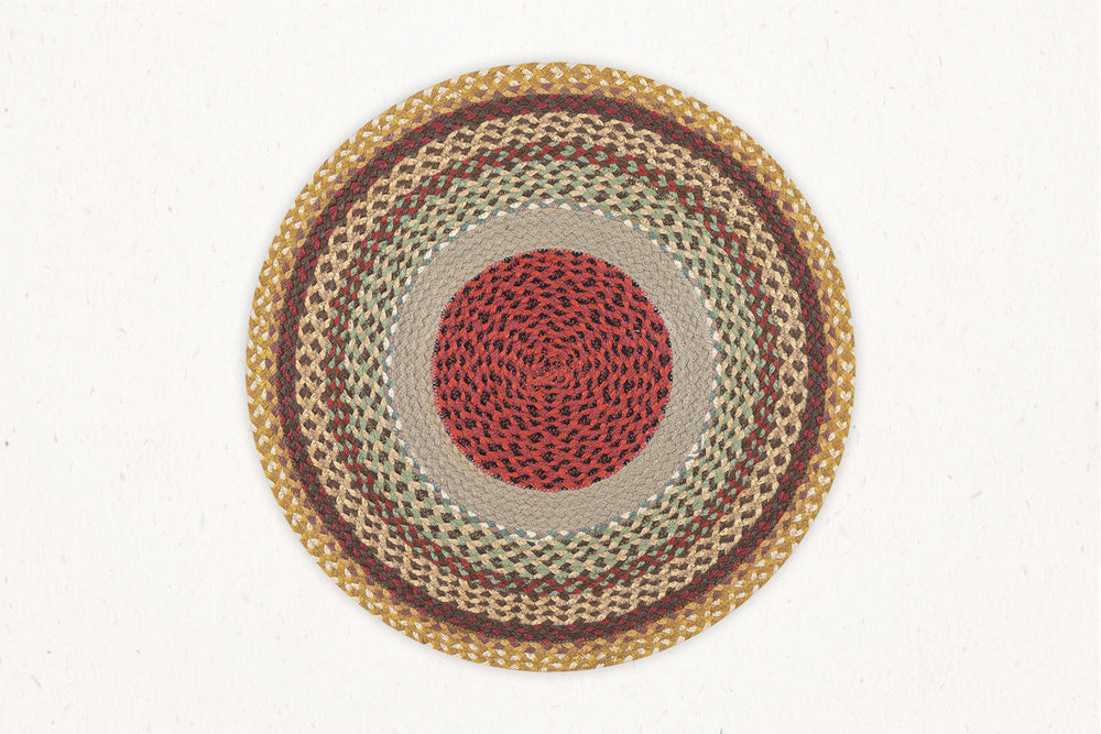 MBR-015 - Multi Braid Round Mat - 27"x27" Inch