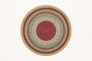 MBR-015 - Multi Braid Round Mat - 27"x27" Inch