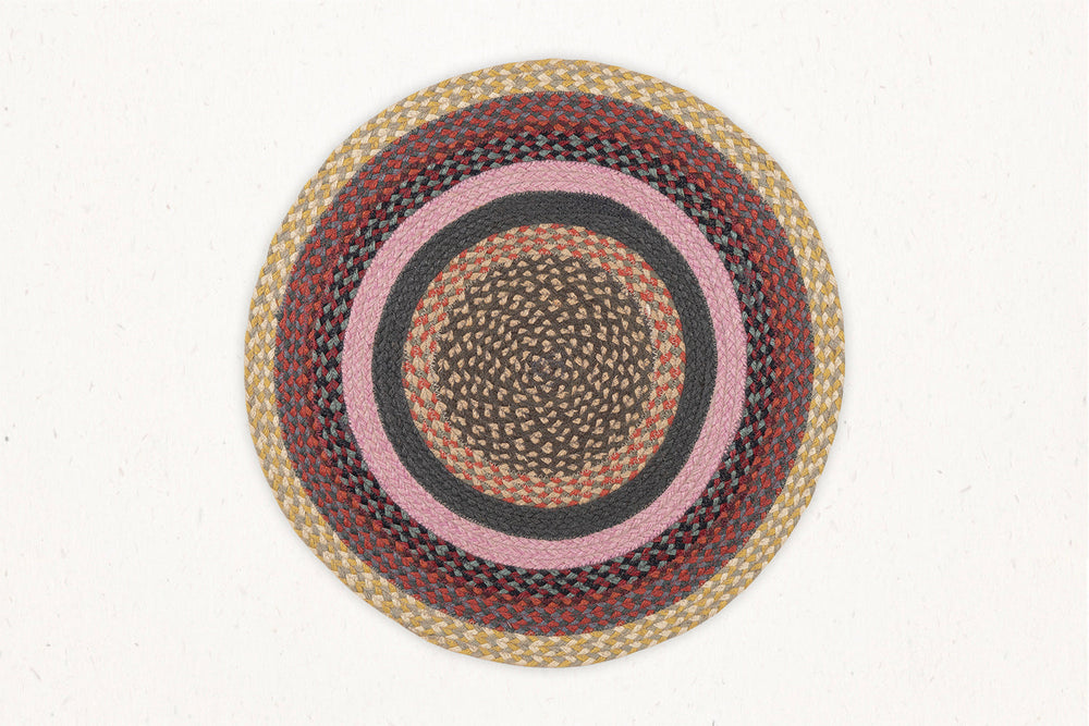 MBR-017 - Multi Braid Round Mat - 27"x27" Inch