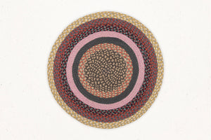 MBR-017 - Multi Braid Round Mat - 27"x27" Inch