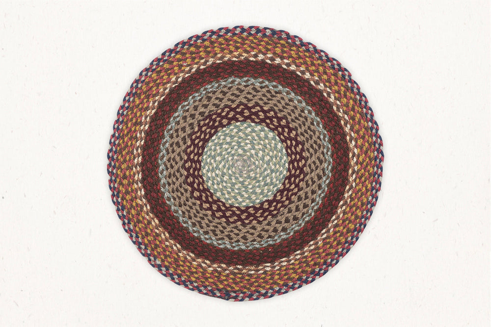 MBR-018 - Multi Braid Round Mat - 27"x27" Inch