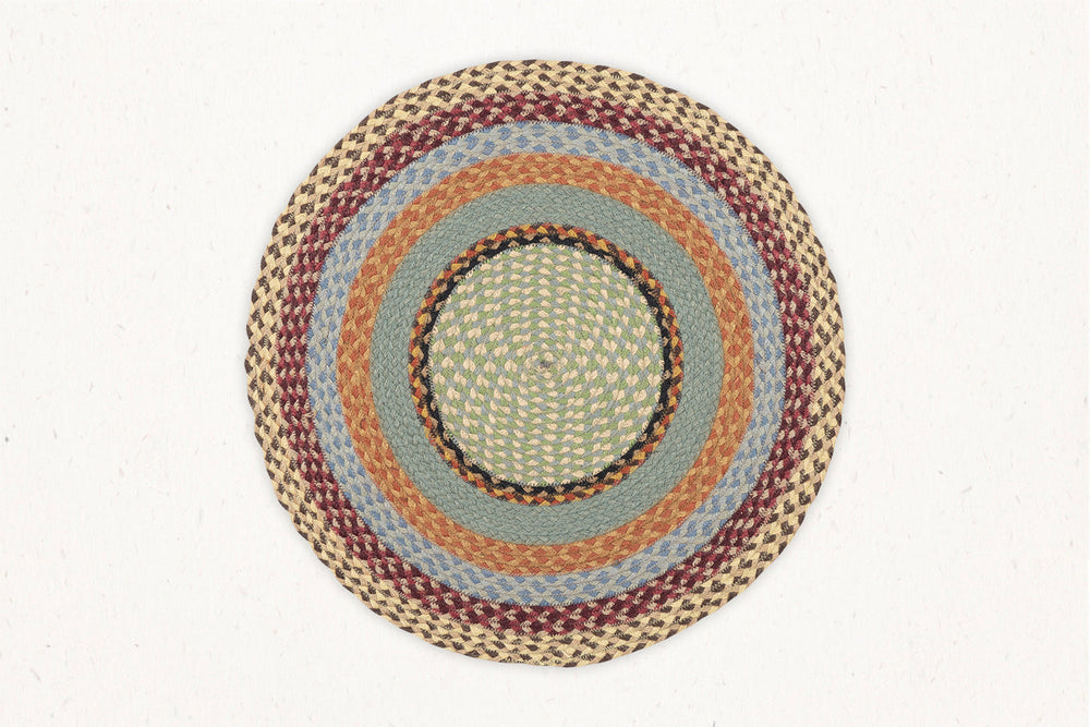 MBR-019 - Multi Braid Round Mat - 27"x27" Inch