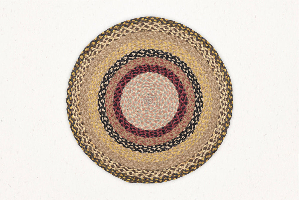 MBR-020 - Multi Braid Round Mat - 27"x27" Inch