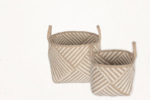 Natural - Zebra Basket