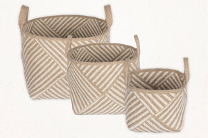 Natural - Zebra Basket
