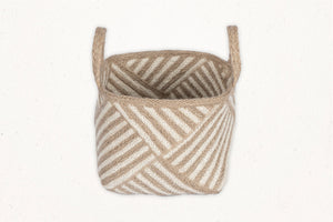 Natural - Zebra Basket