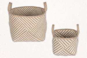 Natural - Zebra Basket