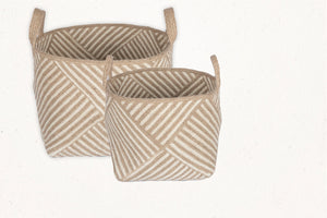 Natural - Zebra Basket