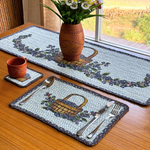 Blueberries Basket - 6 Piece Table Set