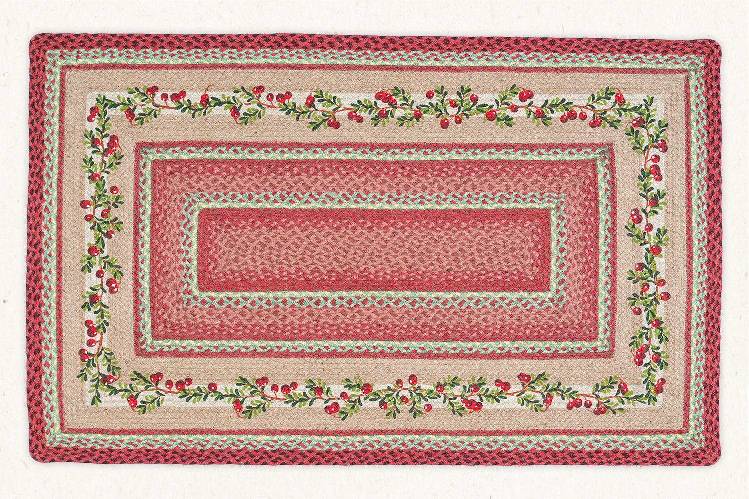 Cranberries - Hand Printed Jute Area Rug – Beni Boonon