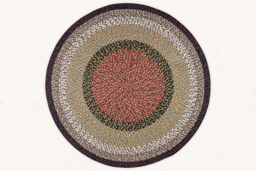 braided jute carpet rug round shape 4 feet